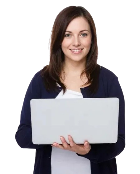 Professional woman with laptop representing Managed IT Services solutions