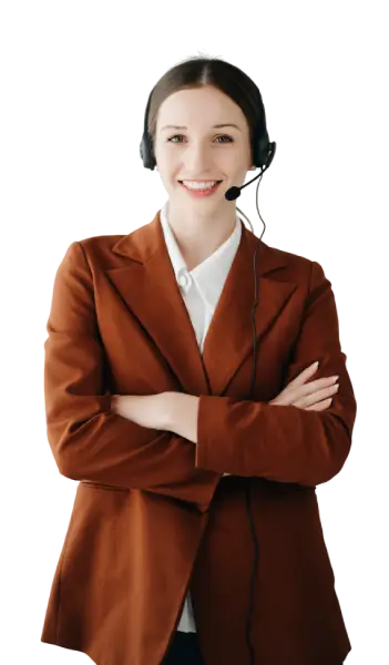 Professional using VoIP services for cloud-based business communication