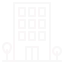Hospitality and hotel industry icon